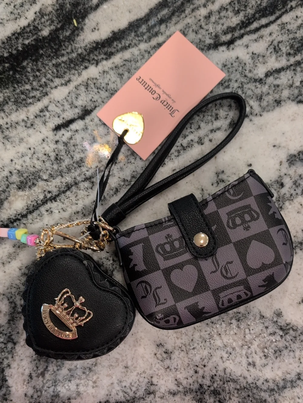 Juicy Couture Sweet Break Time Mini Tab Wristlet